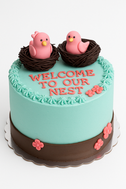 Welcome to Our Nest Cake