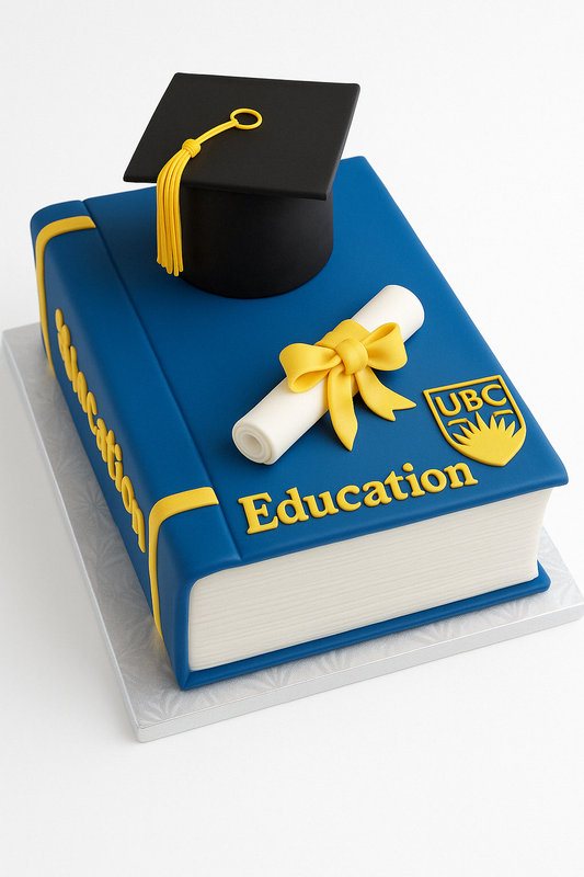 Graduation Book Cake