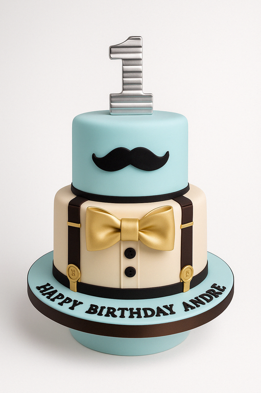 Little Gentleman Birthday Cake