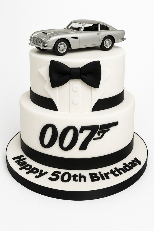 Bond 007 Birthday Cake