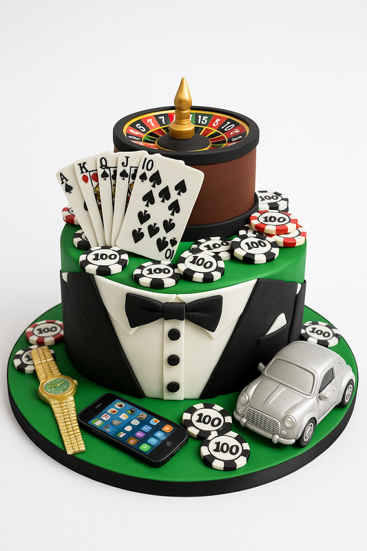 Casino Royale Tuxedo Cake
