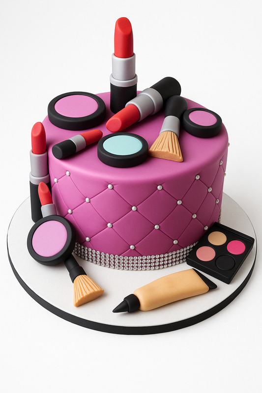 Glam Girl Make Up Cake