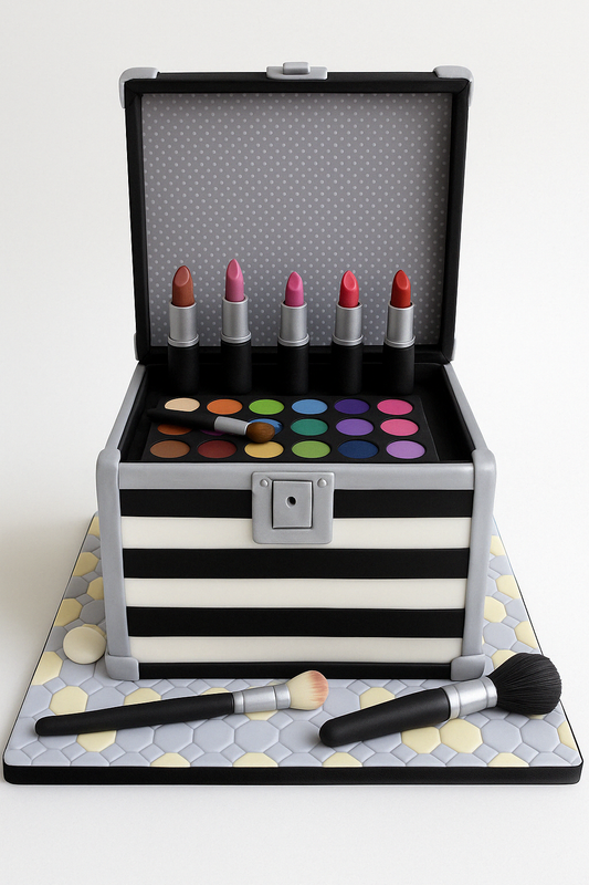 Make Up Artist Studio Cake