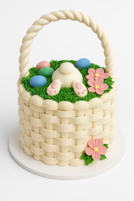 Bunny Basket Easter Cake
