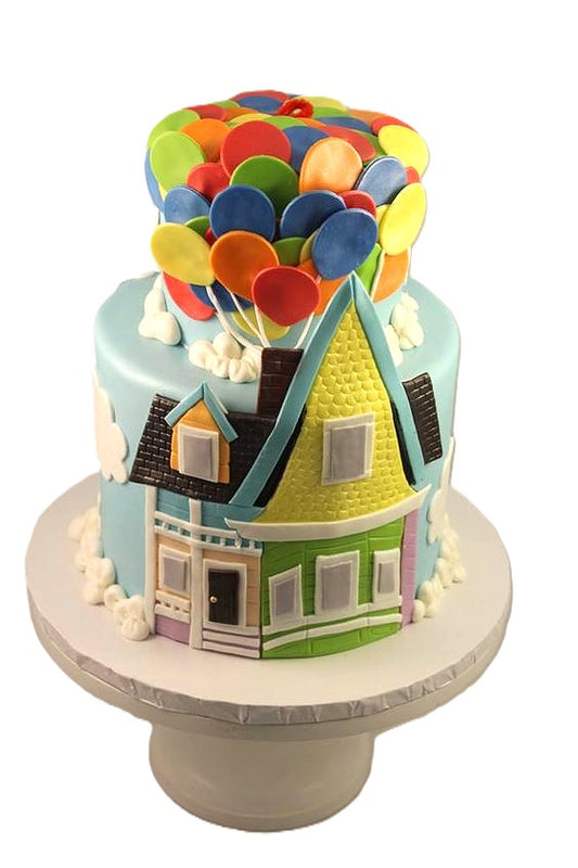 Up-Inspired Balloon House Cake