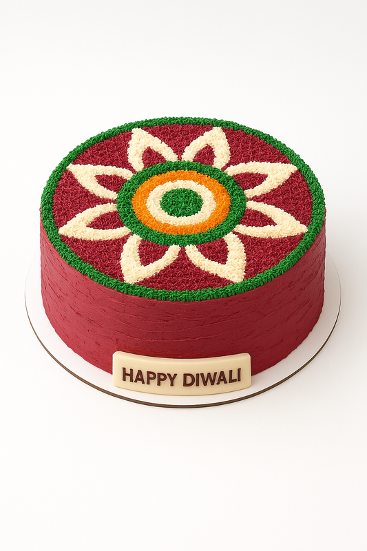 Rangoli Diwali Cake