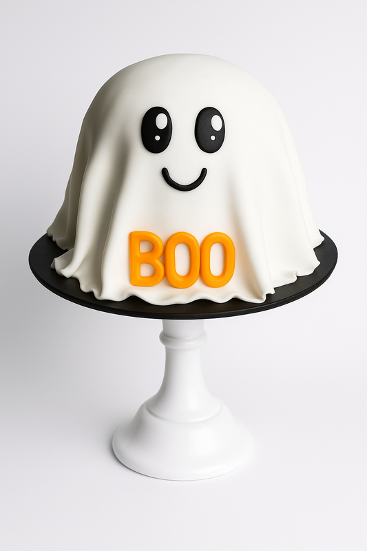 Friendly Ghost Cake