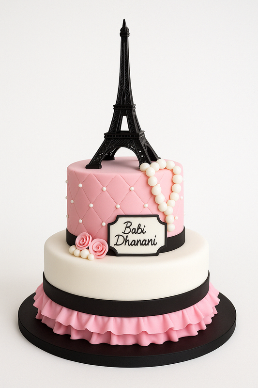 Paris Chic Pearl Cake