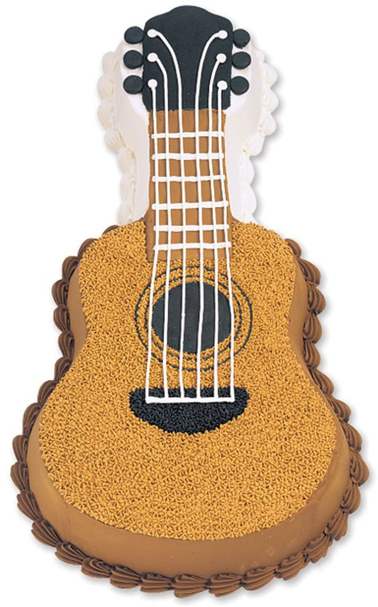 Guitar Shaped Cake