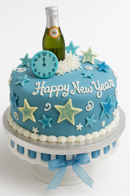 Champagne & Stars Cake