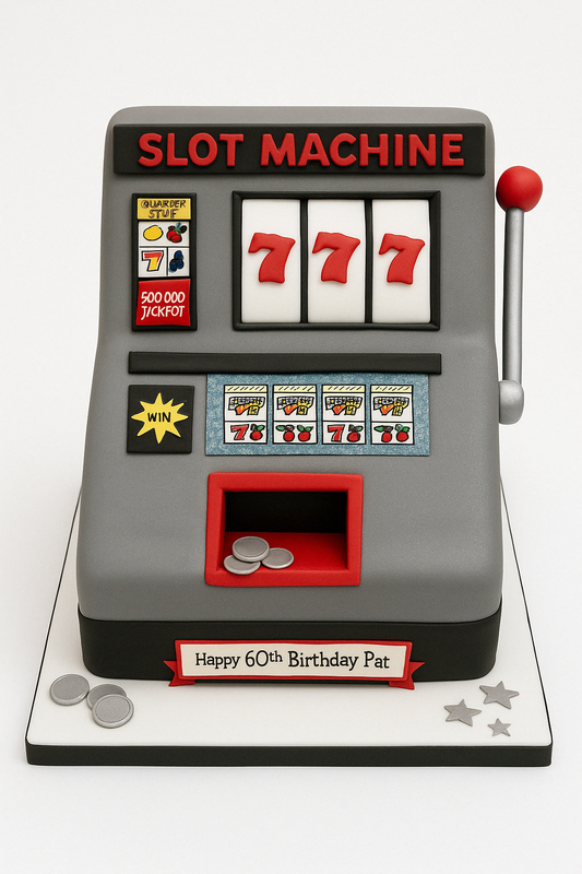 Jackpot Slot Machine Cake