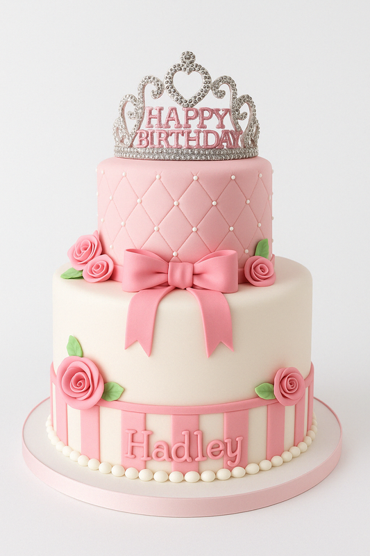 Pink Blossom Tiara Cake