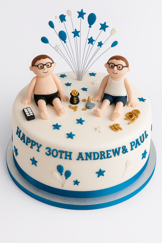 Beach Buddies Birthday Cake