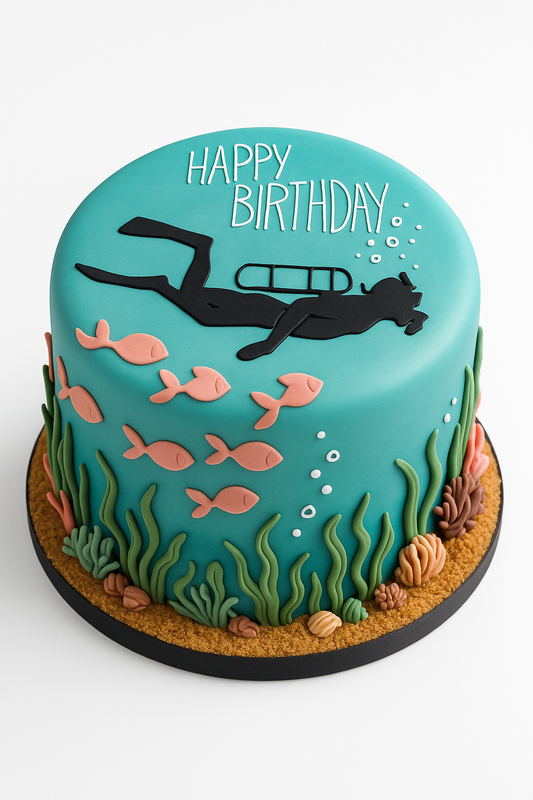 Deep Sea Diver Cake
