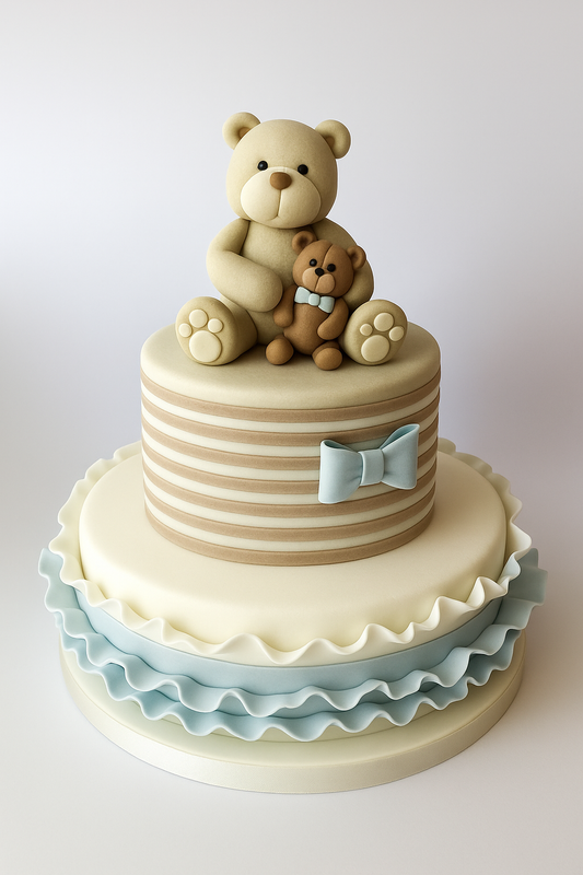 Sweet Snuggle Bears Cake