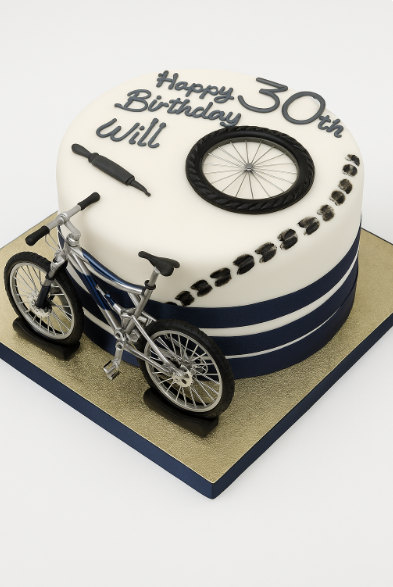 Cyclist’s Birthday Cake