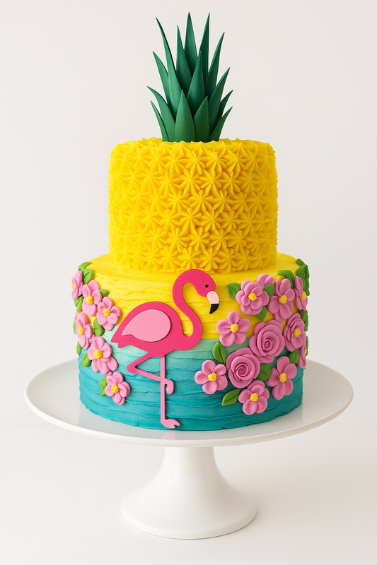 Flamingo Pineapple Cake