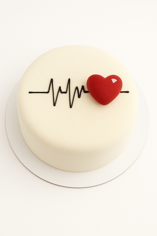 Heartbeat of Love Cake