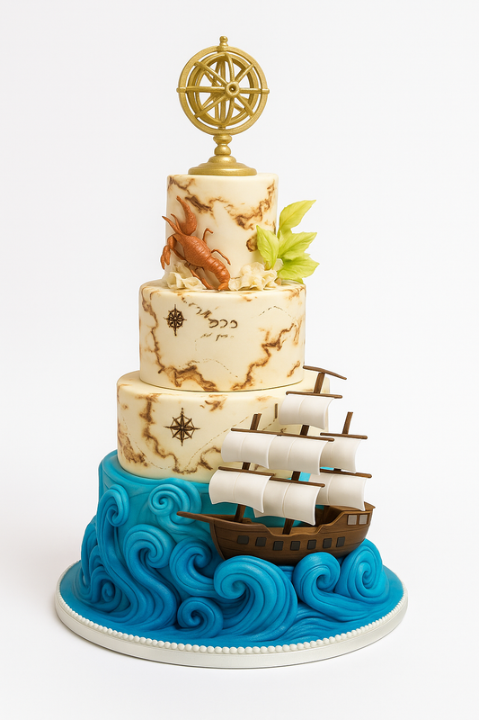 Nautical Voyage Adventure Cake