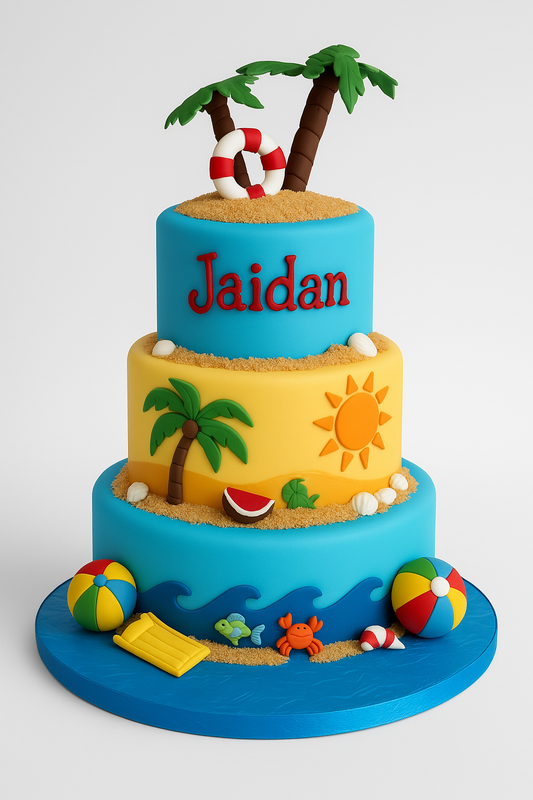 Beach Paradise Cake