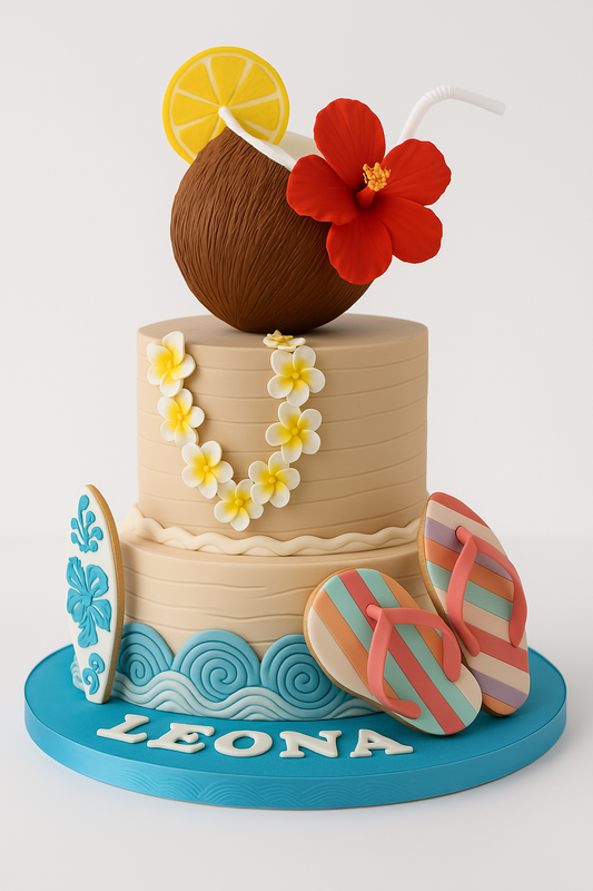 Tropical Luau Cake
