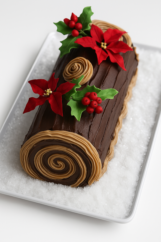 Christmas Yule Log Cake