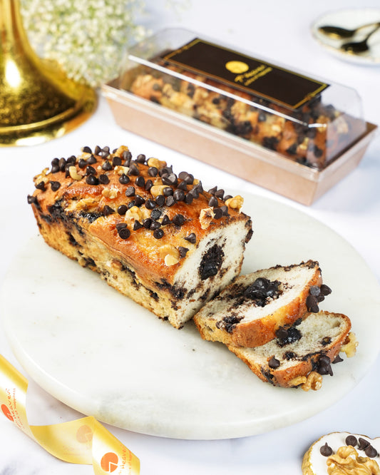 Travel Cake Banana Walnut Choco Chips