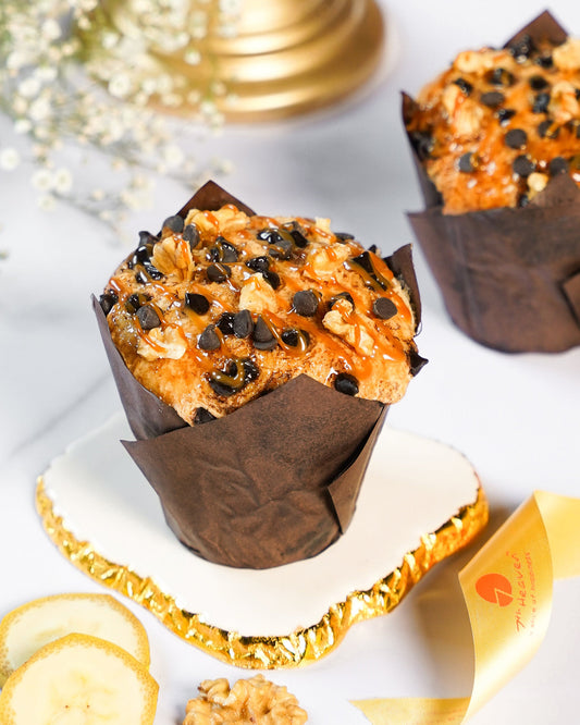 Banana Walnut Choco Chips Muffin