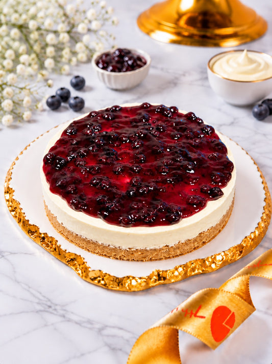 Blueberry Cold Cheesecake
