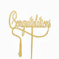 Congratulations Cake Topper