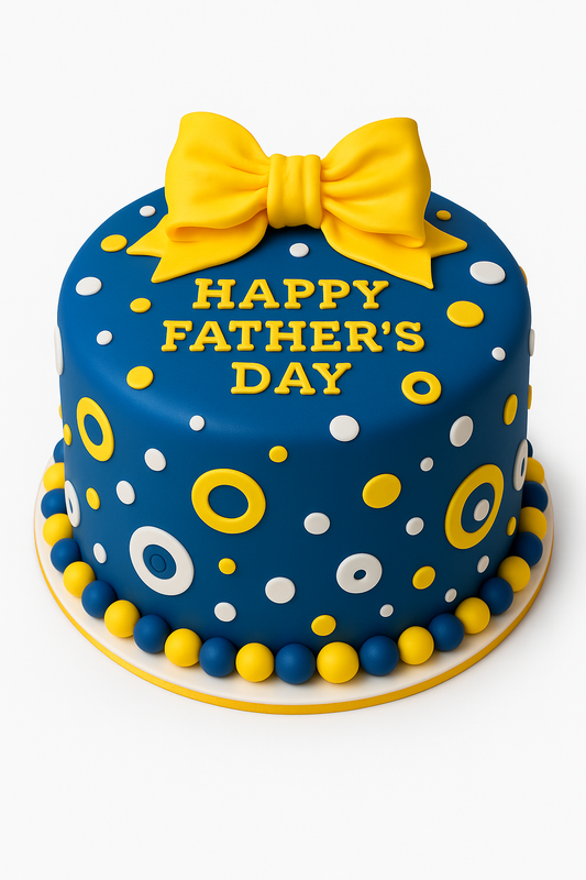 Bright and Bold Father's Day Cake