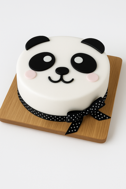 Sweet Panda Face Cake