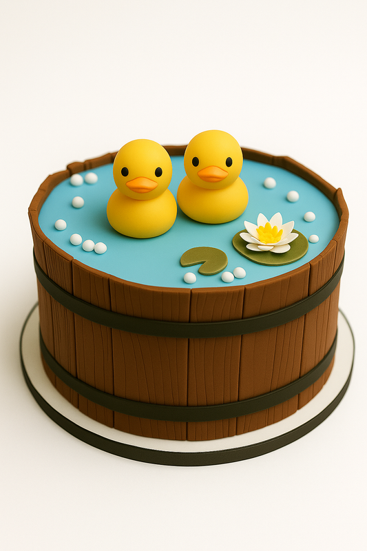 Rubber Ducky Bathtub Cake