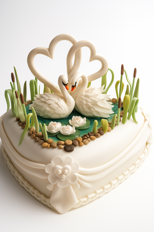 Swan Lake Romance Cake