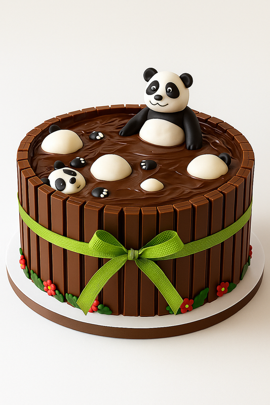 Panda Mud Bath Cake