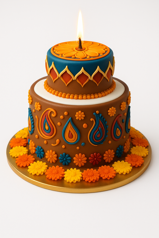 Deepavali Elegance Cake