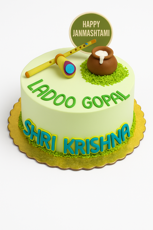 Ladoo Gopal Krishna Cake