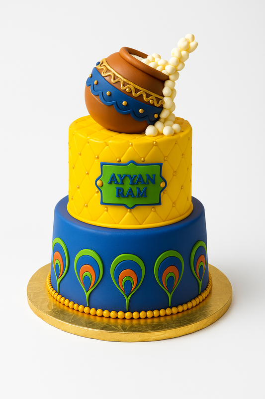 Krishna’s Blessing Cake