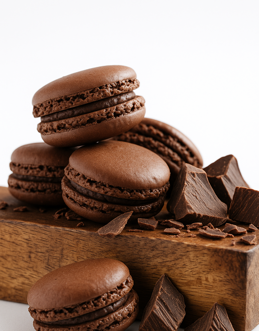 Dark Chocolate Macaron