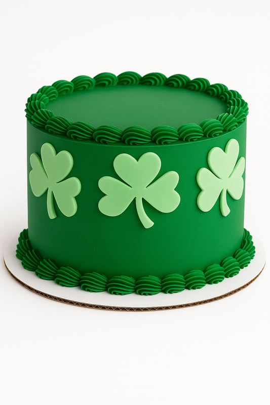 Emerald Shamrock Cake