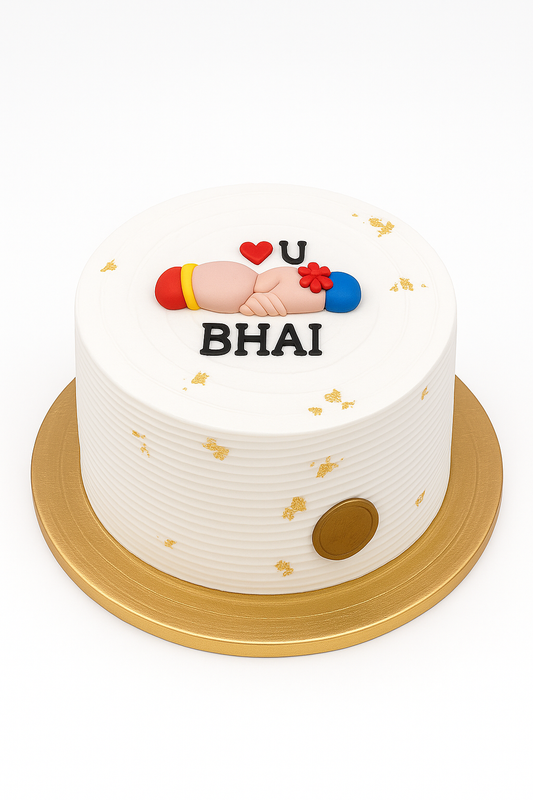 Love You Bhai Cake
