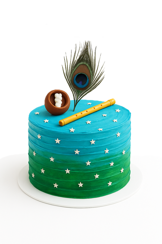 Krishna Theme Cake