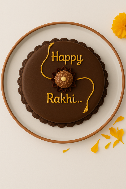 Ferrero Rakhi Treat Cake
