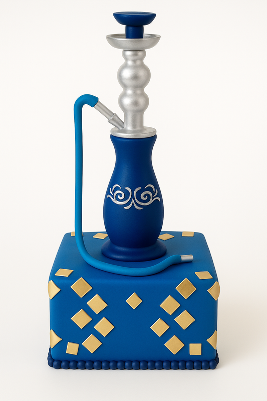 Royal Sapphire Hookah Cake