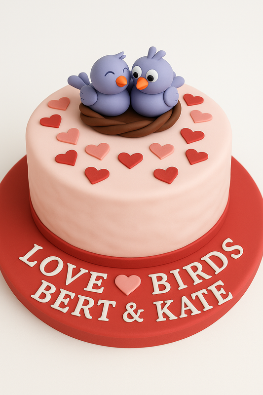 Love Birds Cake