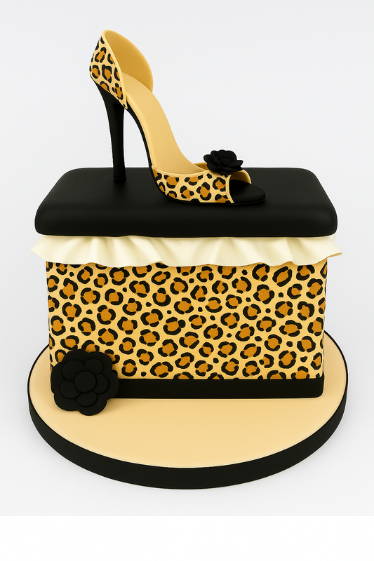 Wild Leopard Print Cake
