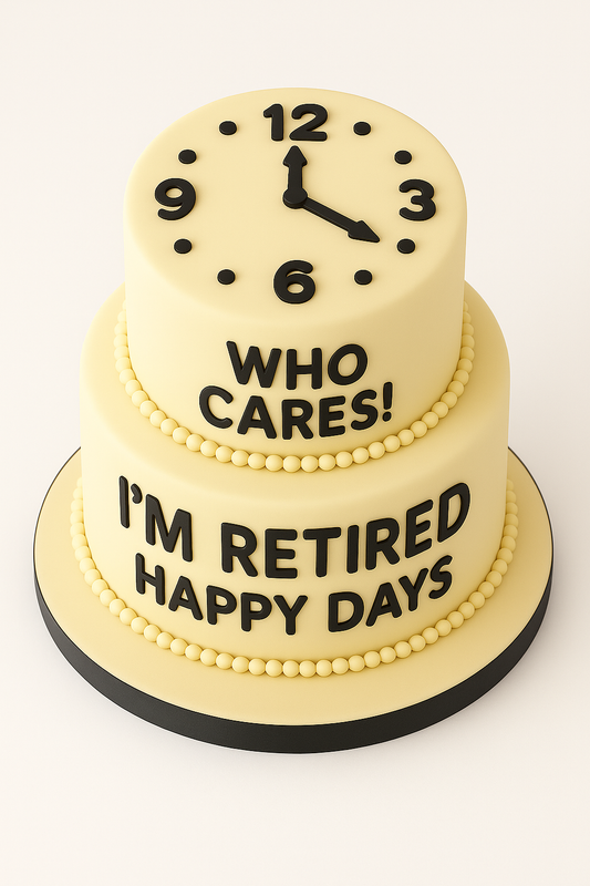 Retired Life Cake