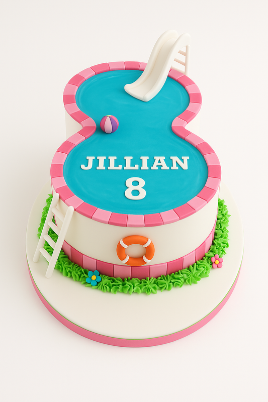Pool Shape Cake