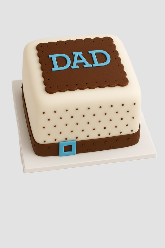 Dapper Dad Fondant Cake