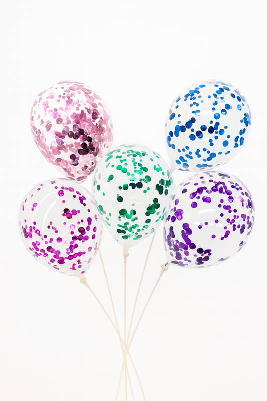 Confetti Balloons – Pack of 5